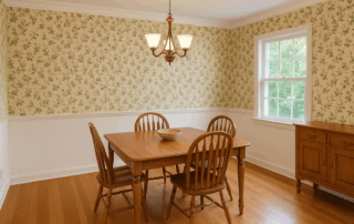 how to paint over wallpaper